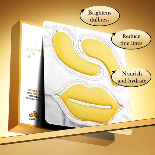 24k Gold Under Eye Patches , eye mask& eye mask lips, Collagen Skin Care Products, Eye Patches for Puffy Eyes, eye masks for dark circles and puffiness