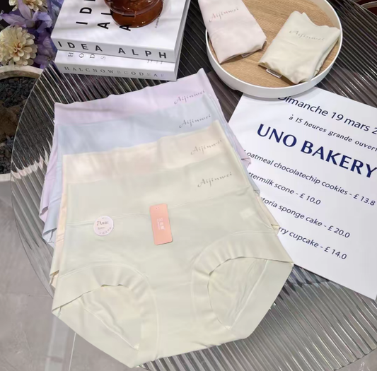 4-Pack High-Waist Tencel Air Underwear with Mulberry Silk Lining – $29.99