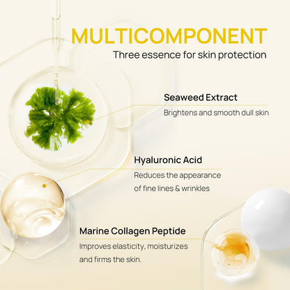 Bio-Collagen Real Deep Mask, Hydrating Overnight Hydrogel Mask, Pore Minimizing, Elasticity Improvement